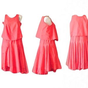 2 piece set. FitsM-2x  flare skirt/ and top set